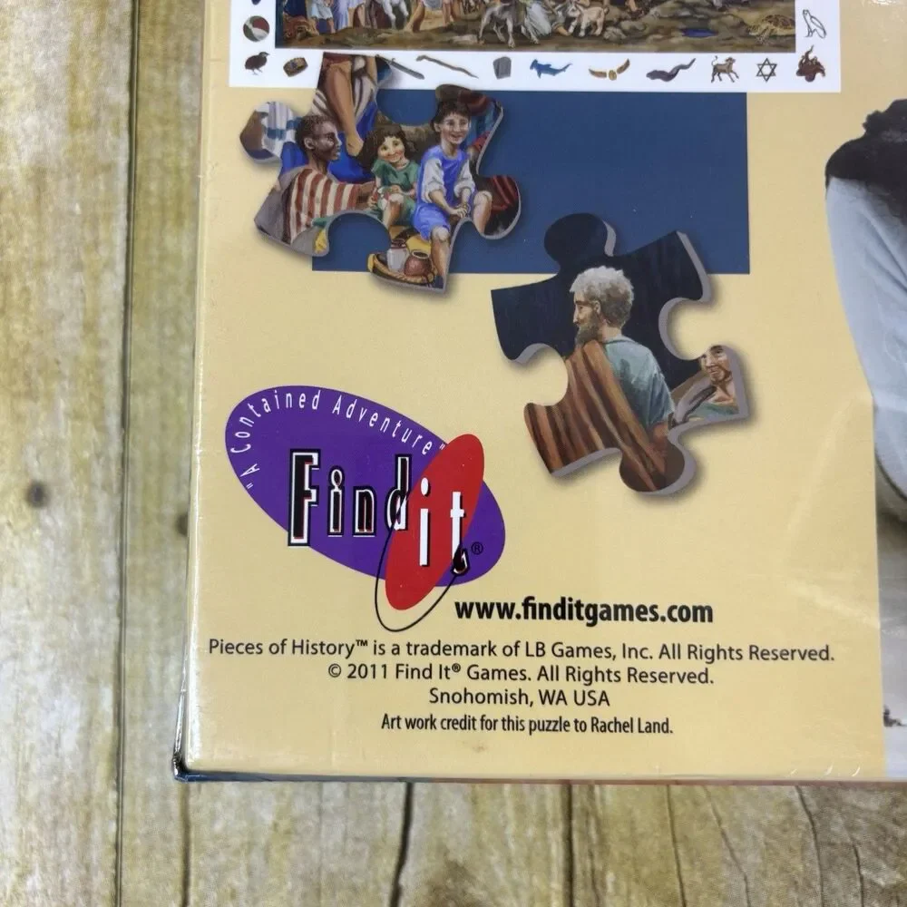 Moses Find It Puzzle 300 Pieces On Dry Ground Parting Sea New Sealed
